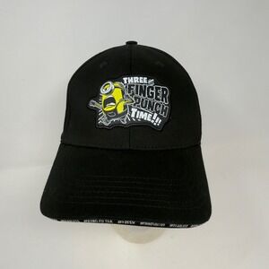 Kung Fu Tea x Minions The Rise of Gru Movie Baseball Cap Hat Black Adjustable